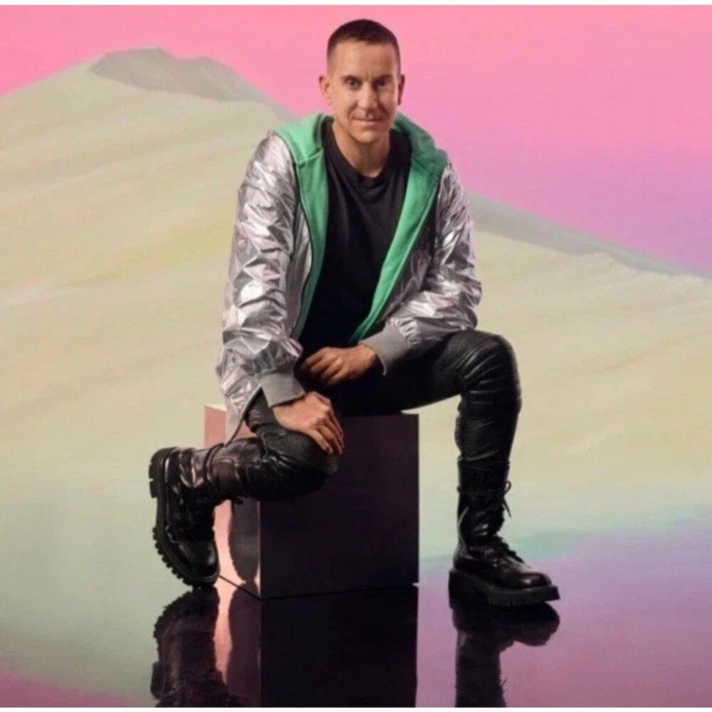 The metallic chrome hoodie by Jeremy Scott x Spoiled Child LIMITED EDITION SZ L